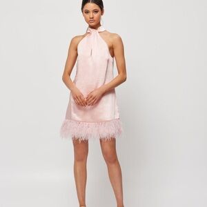 Elliatt Pink Halter Dress
